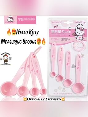 EXCLUSIVE - Hello Kitty Officially Licensed Measuring Spoons Set